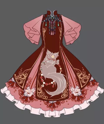 古風(fēng)服裝素材 衣裳間的東方詩意