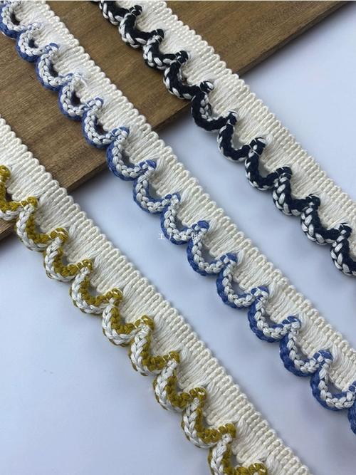 新款純棉線花邊防織帶 手工DIY versatile裝飾邊，點亮服裝鞋帽與家居